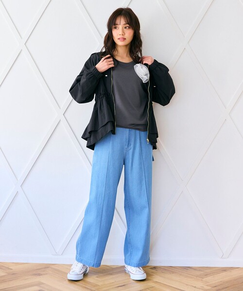 「Feroux」 マウンテンパーカー F ベージュ レディース_画像8