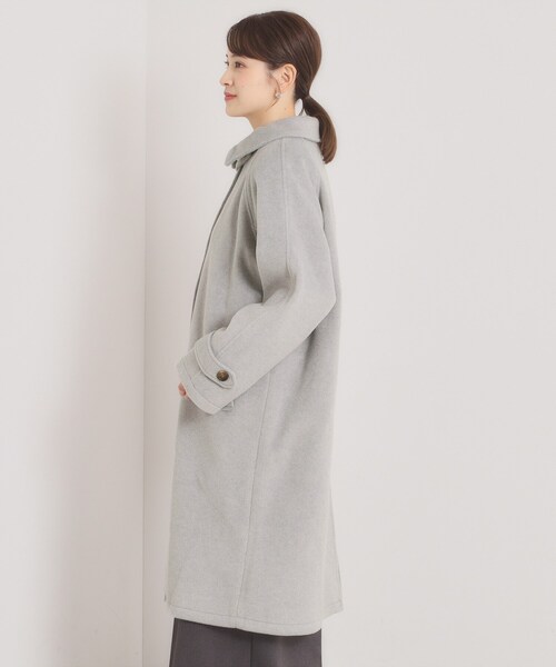 ITS'DEMO（イッツデモ） ステンカラーコート コート モッサ風ロング