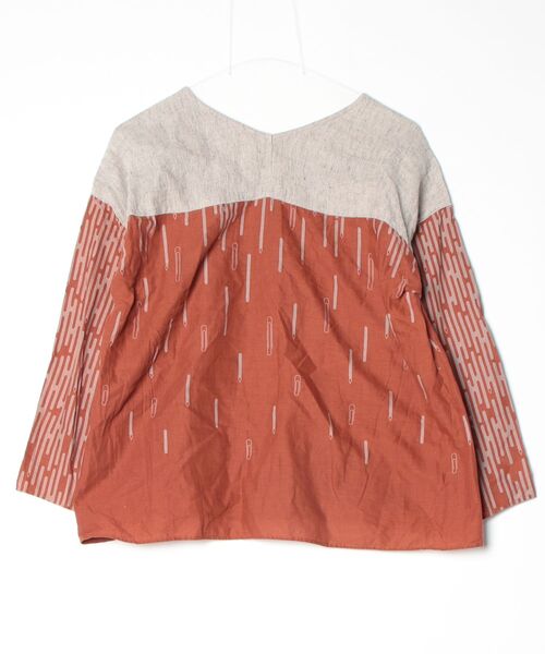 「conges payes ADIEU TRISTESSE」 長袖ブラウス 38 ブラウン レディース_画像2