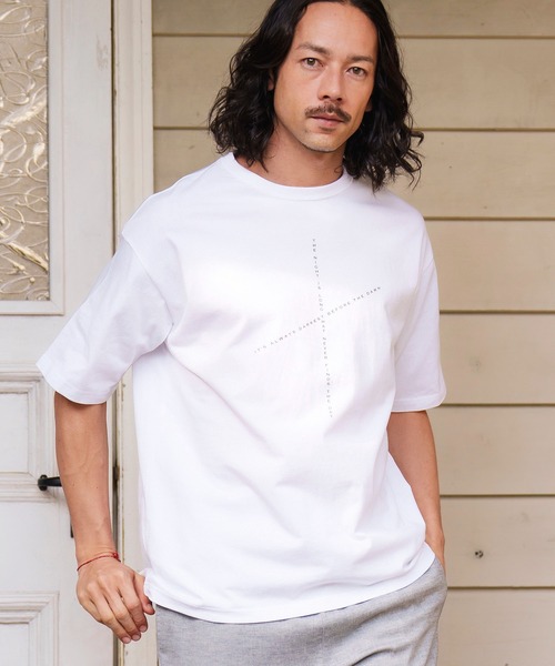「CAMBIO」 半袖Tシャツ S ブラック メンズ_画像2