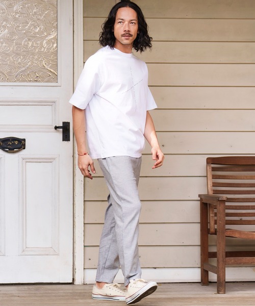 「CAMBIO」 半袖Tシャツ S ブラック メンズ_画像5