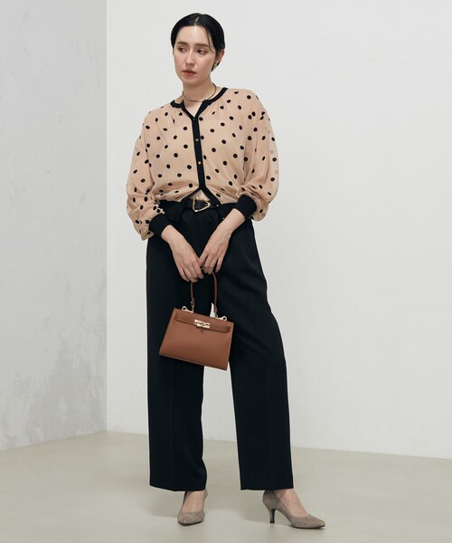 「NOLLEY'S」 長袖ブラウス 38 キャメル レディース_画像3