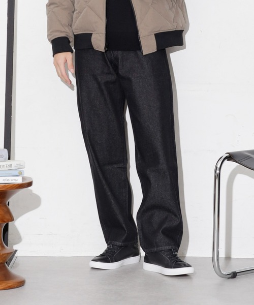 「NANO universe」 デニムパンツ L ブルー メンズ_画像2