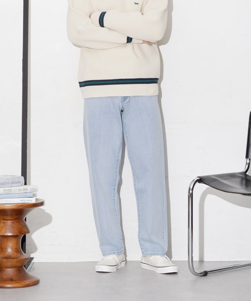 「NANO universe」 デニムパンツ L ブルー メンズ_画像7