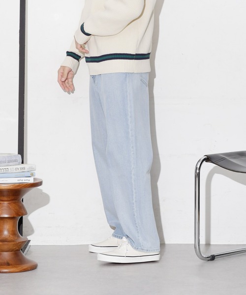 「NANO universe」 デニムパンツ L ブルー メンズ_画像8