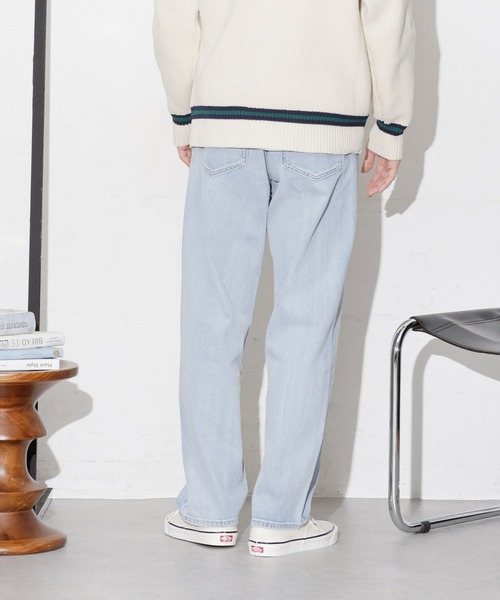 「NANO universe」 デニムパンツ L ブルー メンズ_画像9