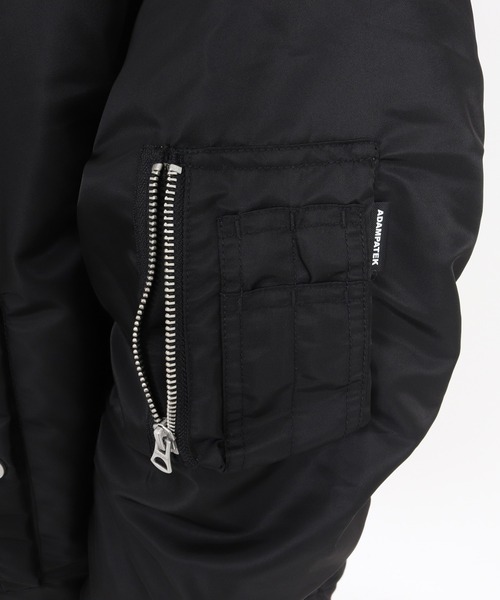 ADAMPATEK ブラック アウター　ミリタリーコート ADAM PATEK（アダムパテック） ミリタリージャケット モッズコート
