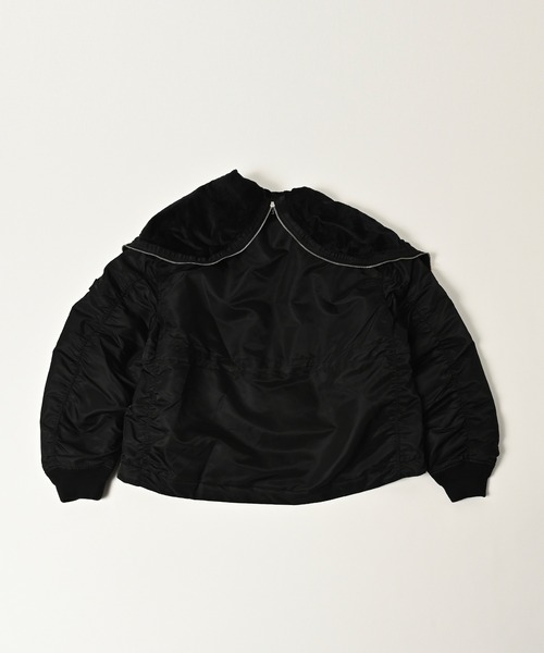 ADAMPATEK ブラック アウター　ミリタリーコート ADAM PATEK（アダムパテック） ミリタリージャケット モッズコート