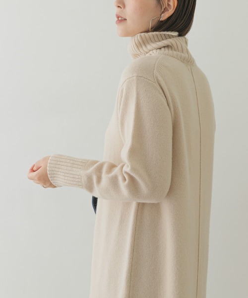 「F by ROSSO」 ニットワンピース 36 アイボリー レディース_画像6