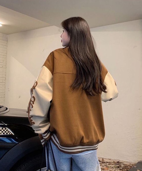 Ressaca（レサーカ） スタジャン オーバーサイズサガラ刺繍スタジャン