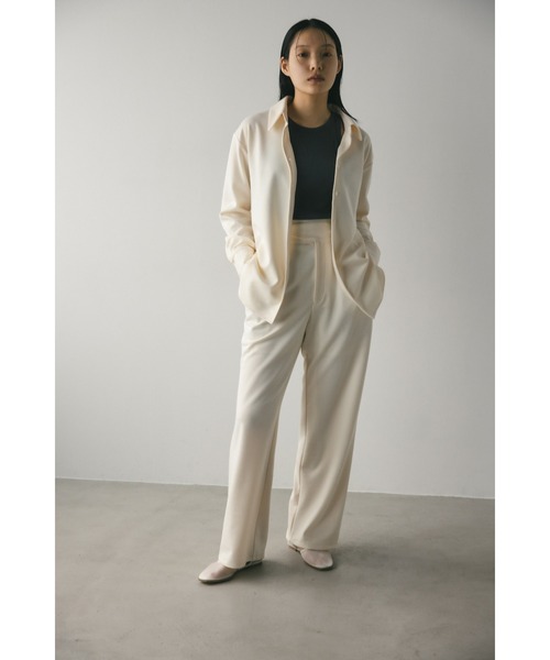 STYLEMIXER ウエストレイヤーワイドチノパンツ　アイボリー STYLEMIXER | ウエストレイヤーワイドチノパンツ (パンツ ) |SHEL'TTER
