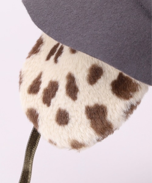 【CA4RA カシラ】ハット ファー付き CA4LA ファー付き帽子 【CA4RA カシラ】ハット ファー付き