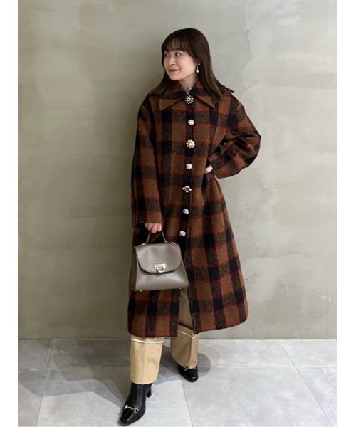 LILY BROWN（リリーブラウン） ステンカラーコート FREE ブラウン