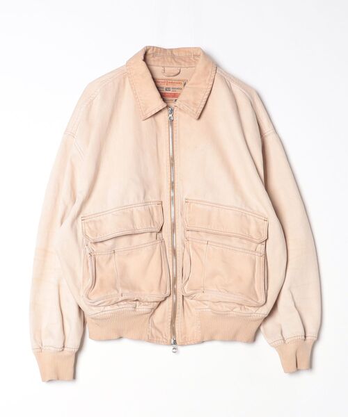 DIESEL（ディーゼル） ブルゾン X-LARGE ベージュ メンズ : ZOZOTOWN 