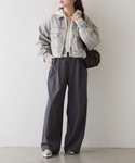 コート アウター カラーデニムショートGジャン...の詳細画像5
