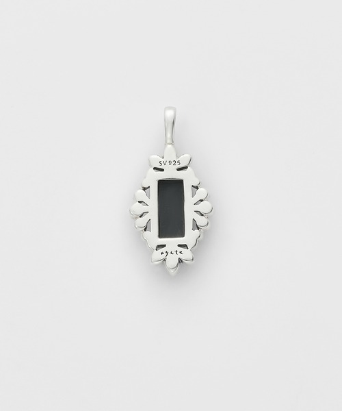 agete（アガット） チャーム シルバーモザイクオパール／パイライト