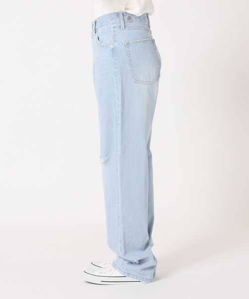 「SLOBE citron.」 デニムパンツ 38 サックスブルー レディース_画像7