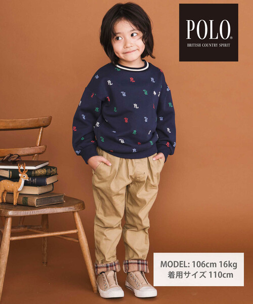 「SLAP SLIP」 「KIDS」スウェットカットソー 110cm ブルー系その他2 キッズ_画像3