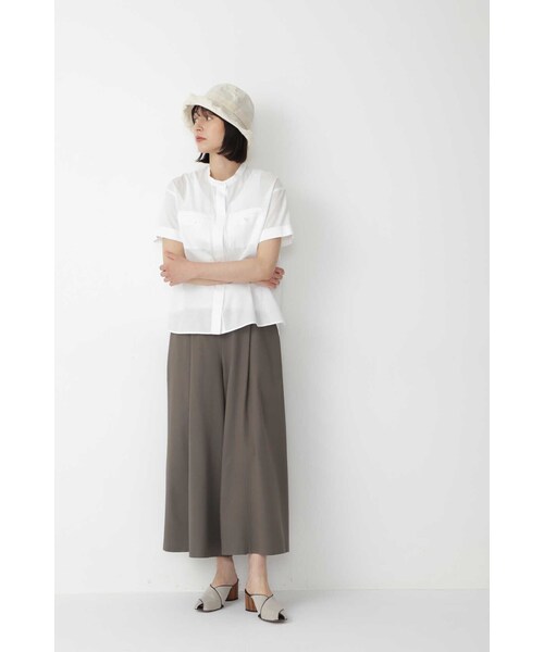 「human woman」 半袖ブラウス MEDIUM ホワイト レディース_画像8