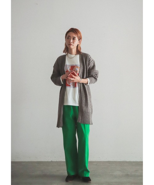 「FIL DE FER」 ニットカーディガン FREE ブラウン レディース_画像3