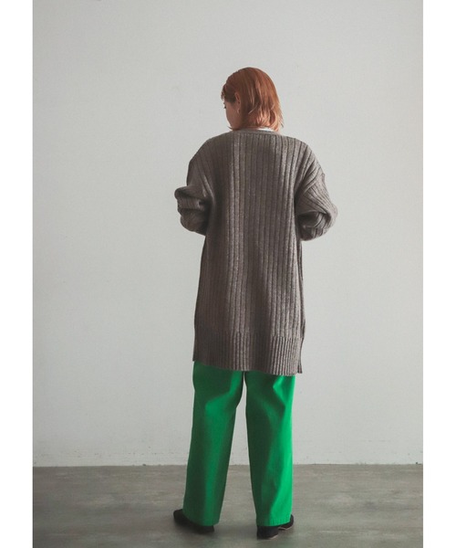 「FIL DE FER」 ニットカーディガン FREE ブラウン レディース_画像4