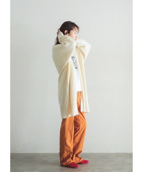 「FIL DE FER」 ニットカーディガン FREE ブラウン レディース_画像8