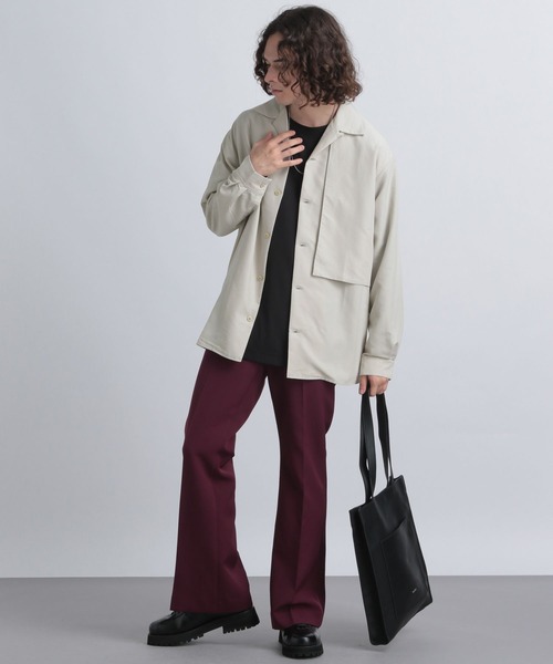 「HARE」 長袖シャツ FREE グレー メンズ_画像5