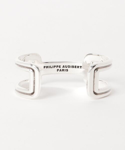 「PHILIPPE AUDIBERT」 バングル FREE シルバー レディース_画像2