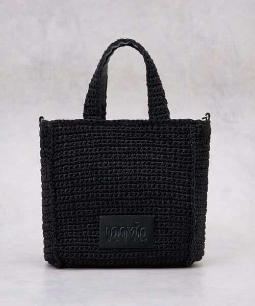 LANVIN en Bleu トートバッグ メタリック編み込みトートバッグ