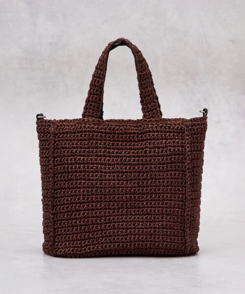 LANVIN en Bleu トートバッグ メタリック編み込みトートバッグ