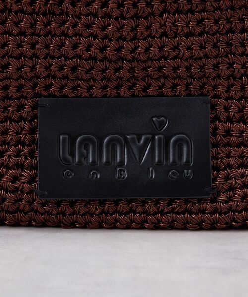 LANVIN en Bleu トートバッグ メタリック編み込みトートバッグ