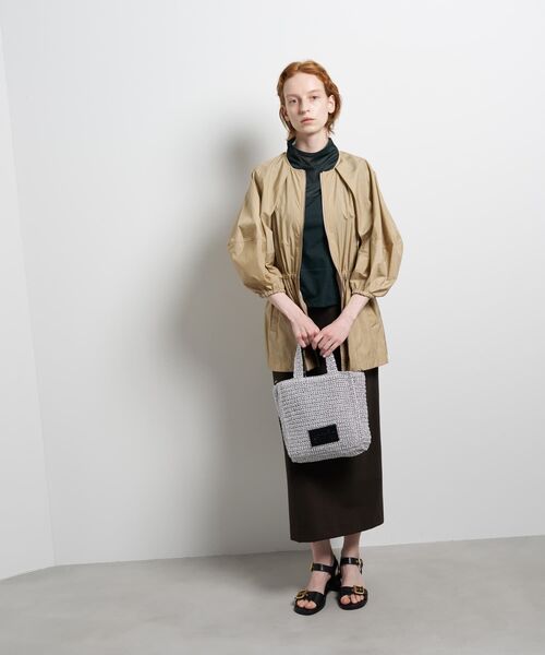 LANVIN en Bleu トートバッグ メタリック編み込みトートバッグ