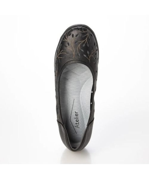 パンプス 「軽量」「3E」レーザーカットデザインパンプスの画像