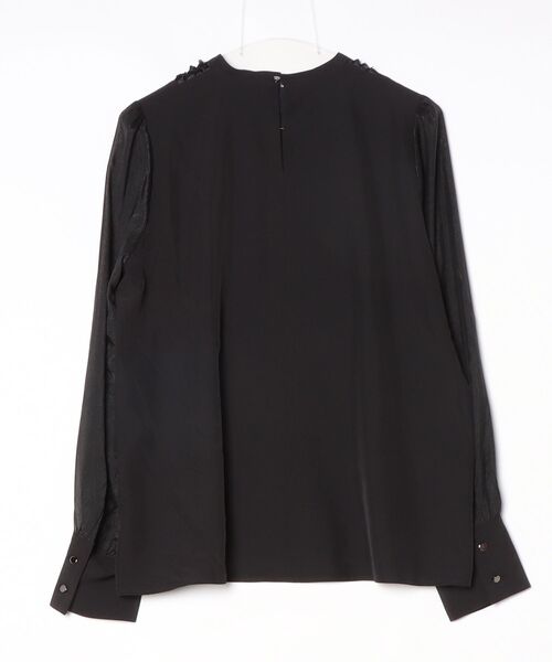 「RUIRUE BOUTIQUE」 レース長袖ブラウス X-LARGE ブラック レディース_画像2