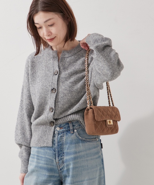 ジャーナルスタンダード レサージュ TWEEDニットカーディガン 22AW journal standard L'essage（ジャーナルスタンダード レサージュ