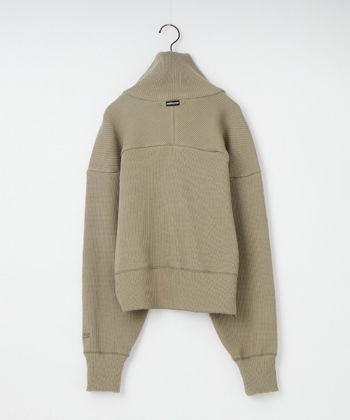 アメリカーナ　カーディガン AMERICANA（アメリカーナ） カーディガン 別注 フロントロゴ ショート