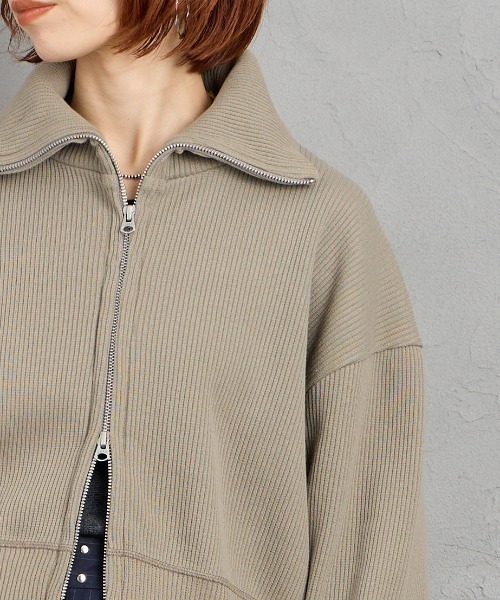 AMERICANA クロップドカーディガン　グレー AMERICANA - AMERICANA クロップドカーディガン グレーの通販 by mm
