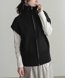 「for/c」 ニットベスト M アイボリー レディースの画像3