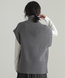 「for/c」 ニットベスト M アイボリー レディースの画像7