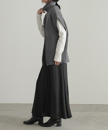 「for/c」 ニットベスト M アイボリー レディースの画像8