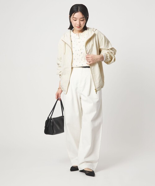 ◆美品◆3万◆パーマネントエイジ◆コットンブルゾン◆白◆シンプル◆ゆったり◆S green label relaxing（グリーンレーベルリラクシング） ブルゾン