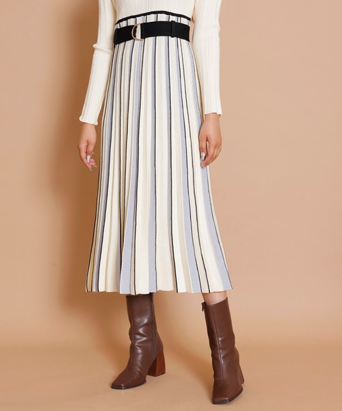 「REDYAZEL」 ニットワンピース FREE ネイビー レディース_画像6