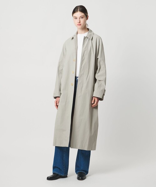 LOEFF（ロエフ）リバーシブル ステンカラーコート　未使用　タグ付き LOEFF（ロエフ）の「＜LOEFF＞リバー ポンチョ ステンカラーコート