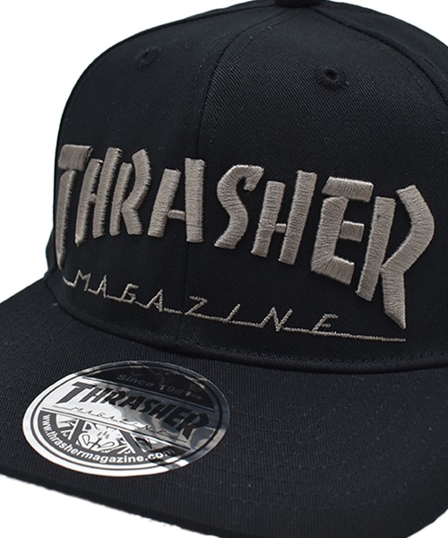 THRASHER（スラッシャー） キャップ 帽子 キッズ キャップ フラット