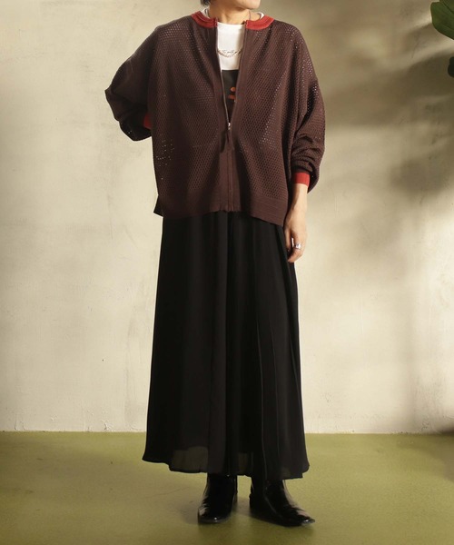 「BITTOKO」 ニットカーディガン FREE ブラウン レディース_画像3