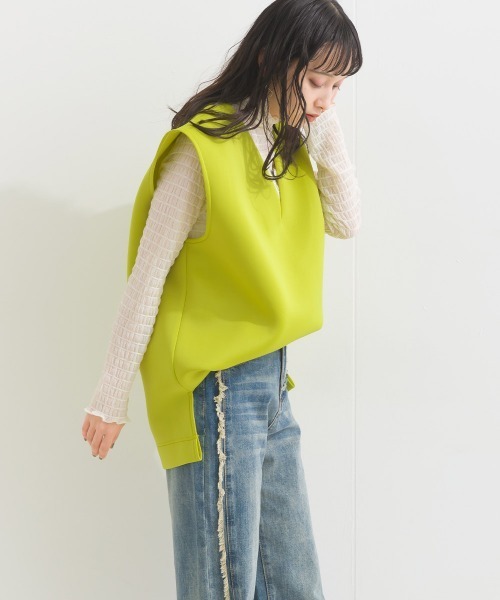 「terrace」 ベスト MEDIUM ブラック レディース_画像7