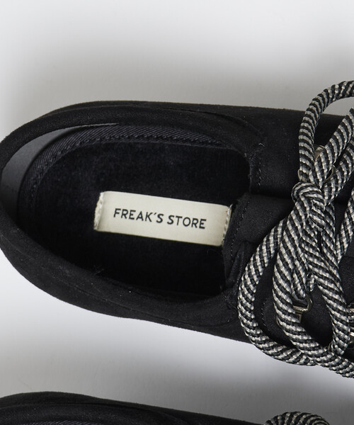 「FREAK'S STORE」 ローカットスニーカー 25.0cm ブラック メンズ_画像9