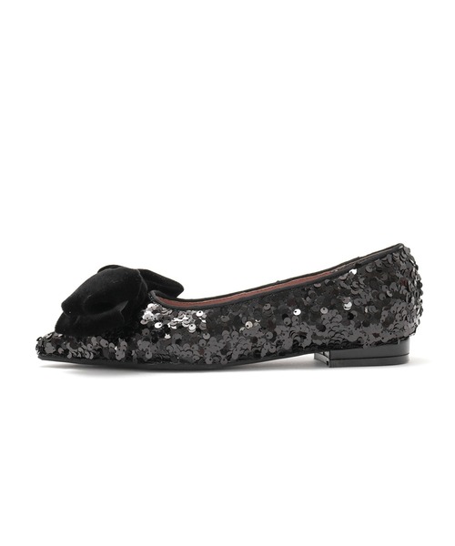 「SOROTTO」 フラットパンプス 24.0cm ブラック レディース_画像6