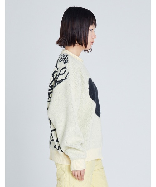 「Little sunny bite」 長袖ニット MEDIUM ブラック レディース_画像2
