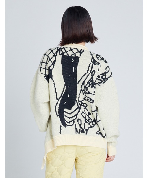 「Little sunny bite」 長袖ニット MEDIUM ブラック レディース_画像3